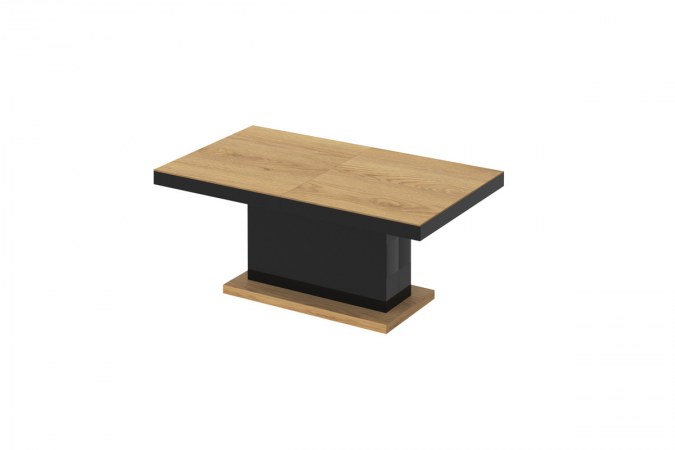 MATERA LUX coffee table (high gloss/super matt/wood-like decor)